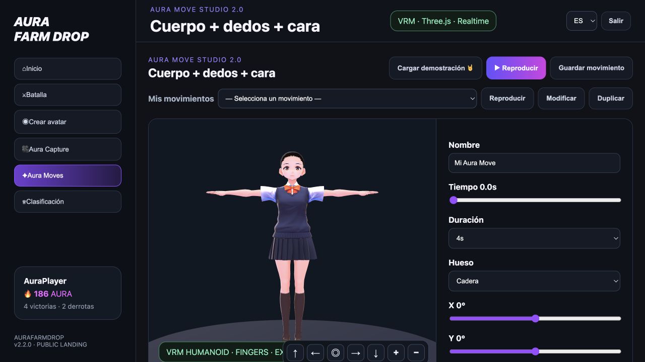 Editor Aura Move Studio